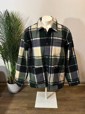Old Navy Plaid Chore Jacket - Women Size XXL -Heavyweight -Relaxed Fit